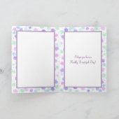 姉妹用パーソナライズされたハッピーバースデーカード カード (内部)