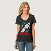 姉妹用ロケットIキッズロケット Tシャツ (正面フル)