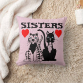 姉妹用姉猫枕 クッション (ブランケット)