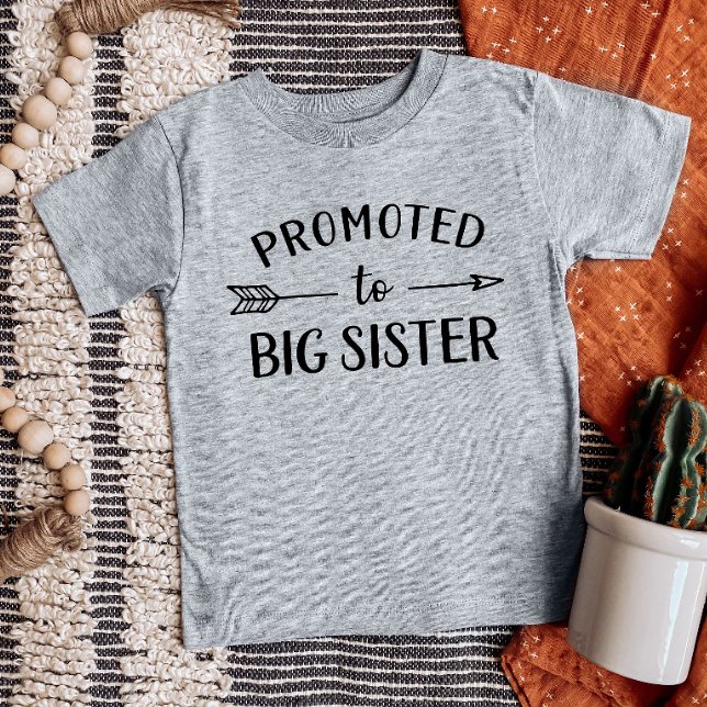 姉妹発表に昇格新生児 ベビーTシャツ