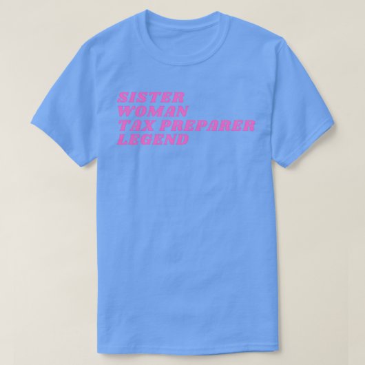 姉妹税作成者伝説 Tシャツ (デザイン正面)