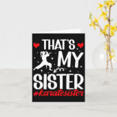 姉妹空手姉妹空手誇りを持った姉さん カード (黄色い花)