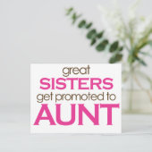 姉妹素晴らしが伯母に昇進する ポストカード (スタンド正面)