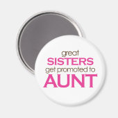 姉妹素晴らしが伯母に昇進する マグネット (正面/裏面)