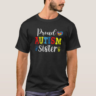 姉妹自閉症誇りを持った意識Tees女性女子 Tシャツ