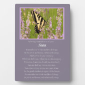 姉妹蝶の追悼碑 フォトプラーク (正面)