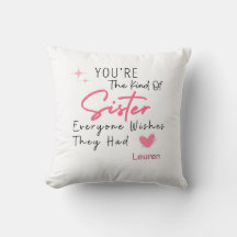 姉妹装飾用クッションの種類 – パーソナライズされた Gif