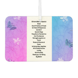 姉妹装飾 カーエアーフレッシュナー