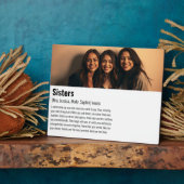 姉妹記念の定義カスタムアクリル系記念 フォトプラーク (側面)