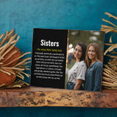 姉妹記念の定義カスタムアクリル系記念 フォトプラーク (側面)