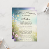 姉妹記念碑を失う カード (正面/裏面インサイチュ)