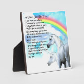 姉妹詩プラーク – Unicornデザイン フォトプラーク (正面)