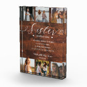 姉妹辞書の定義フォトコラージュウッド フォトブロック (右)