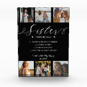 姉妹辞書の定義フォトコラージュブラック フォトブロック (正面)