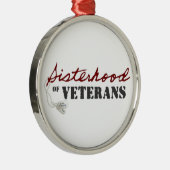 姉妹関係のオーナメント メタルオーナメント (右)