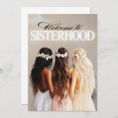 姉妹関係へようこそ 招待状 (正面/裏面)