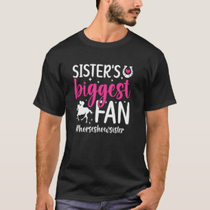 姉妹馬術最大のファン 馬術 姉妹 Tシャツ