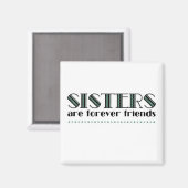 姉妹2緑 マグネット (正面/裏面)