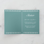 姉妹40歳の誕生日(バラ) カード (内部)