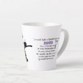 姉妹 カフェラテマグ (右アングル)