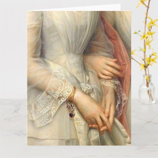 姉妹  カード (黄色い花)