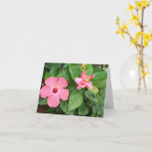 姉妹 カード (黄色い花)