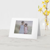 姉妹 カード (黄色い花)