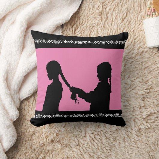 姉妹 クッション (ブランケット)