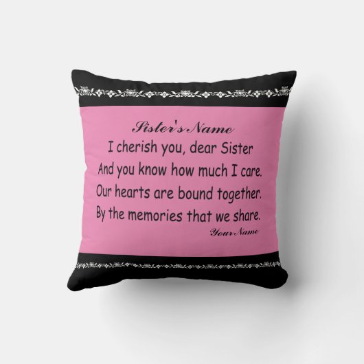 姉妹 クッション (裏面)