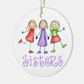 姉妹 セラミックオーナメント (左)