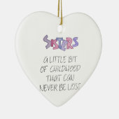 姉妹 セラミックオーナメント (右)