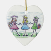 姉妹 セラミックオーナメント (右)
