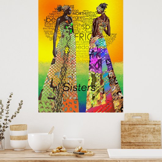 姉妹 ポスター (キッチン)