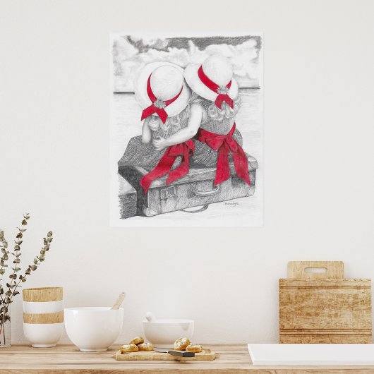 姉妹 ポスター (キッチン)