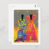 姉妹 ポストカード (正面/裏面)