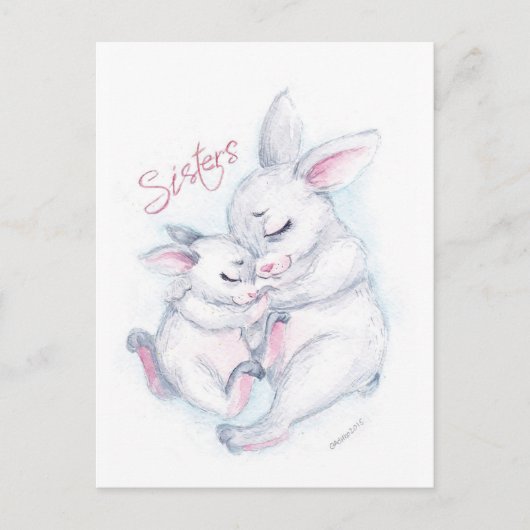 姉妹 ポストカード (正面)