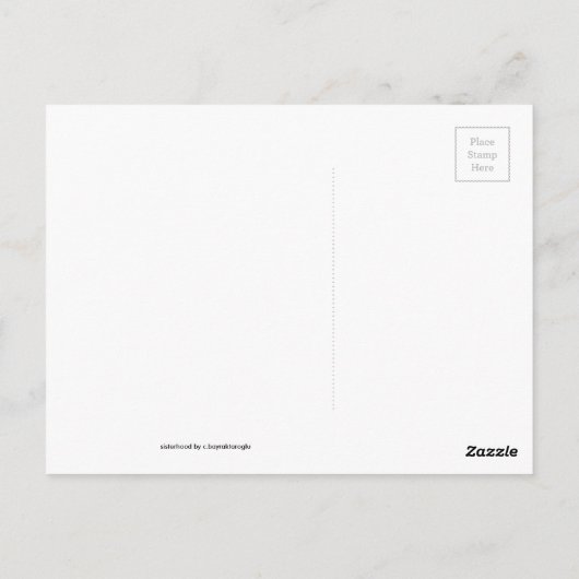 姉妹 ポストカード (裏面)