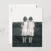 姉妹 ポストカード (正面/裏面)