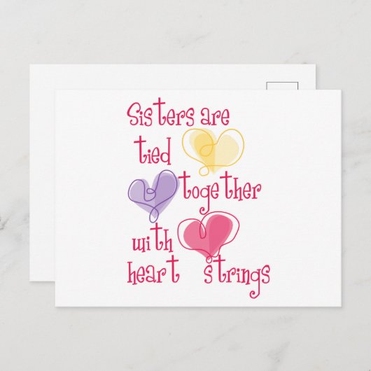 姉妹 ポストカード (正面/裏面)