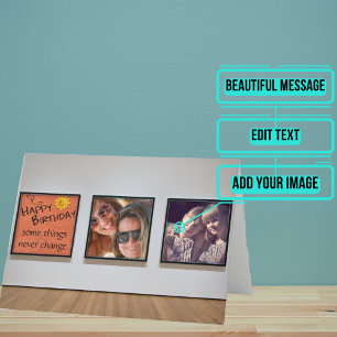 姉妹「メモリーウォール」誕生日カード カード