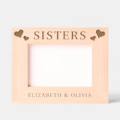 姉妹 レーザー彫刻フレーム (正面)
