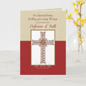 姉妹、信頼、CROの専門職のRCIAの恵み カード (黄色い花)