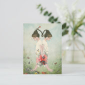 姉妹、双子、素晴らし芸術 ポストカード (スタンド正面)