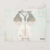 姉妹、双子、素晴らし芸術 ポストカード (裏面)