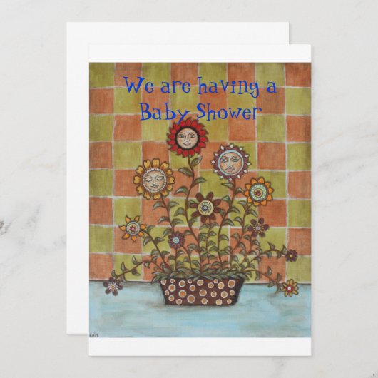 姉妹 招待状 (正面/裏面)