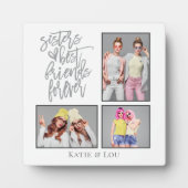 姉妹 永遠の親友 スクリプト3 写真 グレー フォトプラーク (正面)