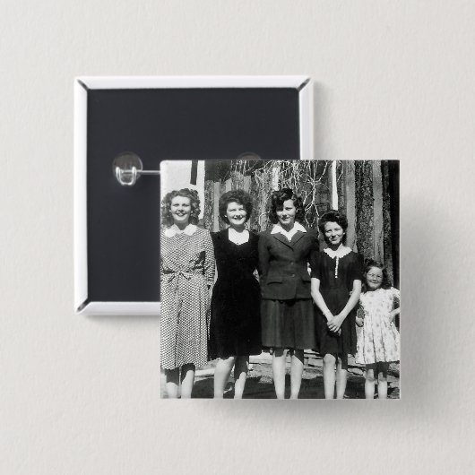 姉妹 缶バッジ (正面&裏面)