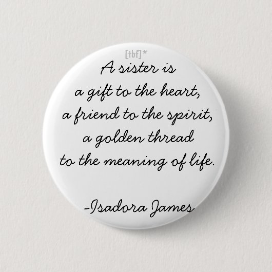 姉妹 缶バッジ (正面)