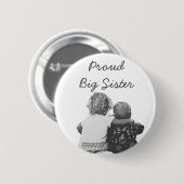 姉誇りを持ったちゃんシャワーまたは新しい姉のボタン 缶バッジ (正面&裏面)