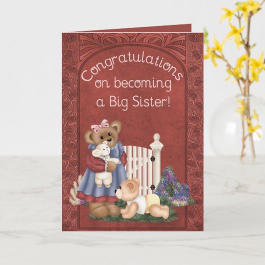 姉 カード (黄色い花)